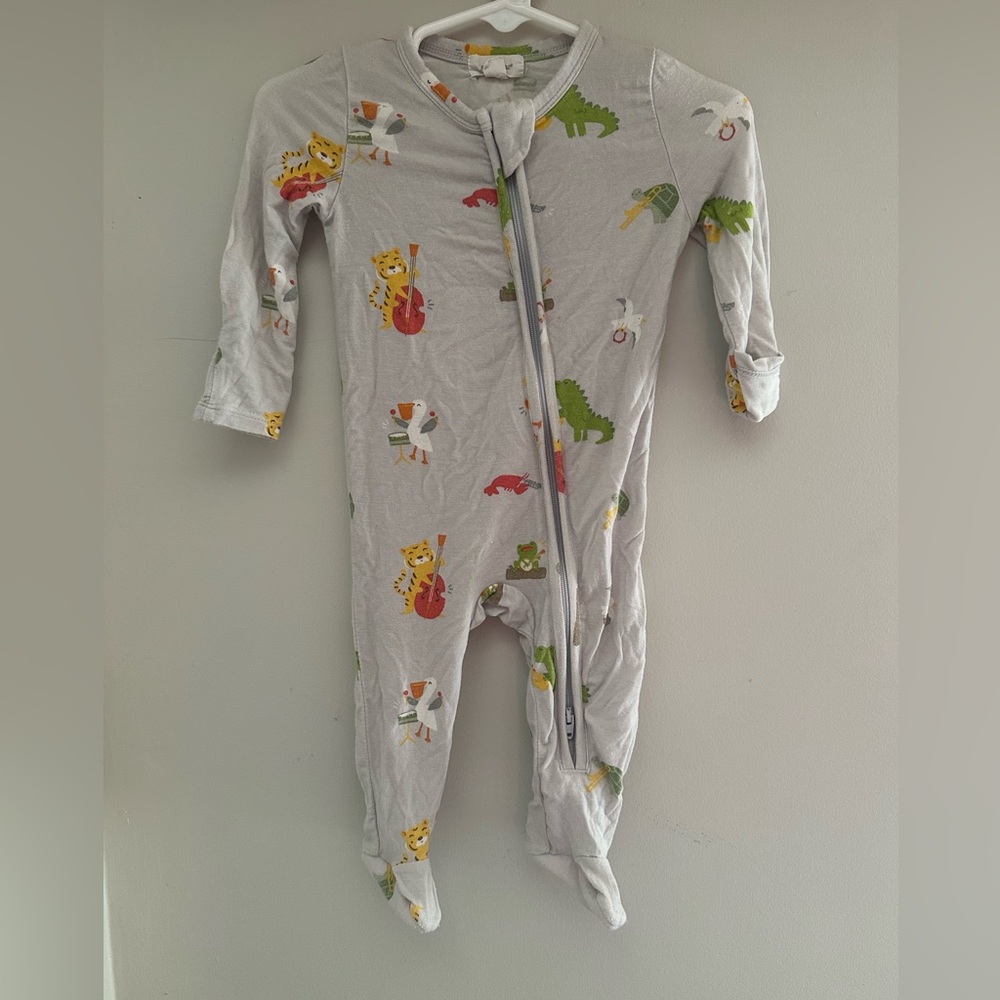 Angel Dear Animal Print bamboo pajamas